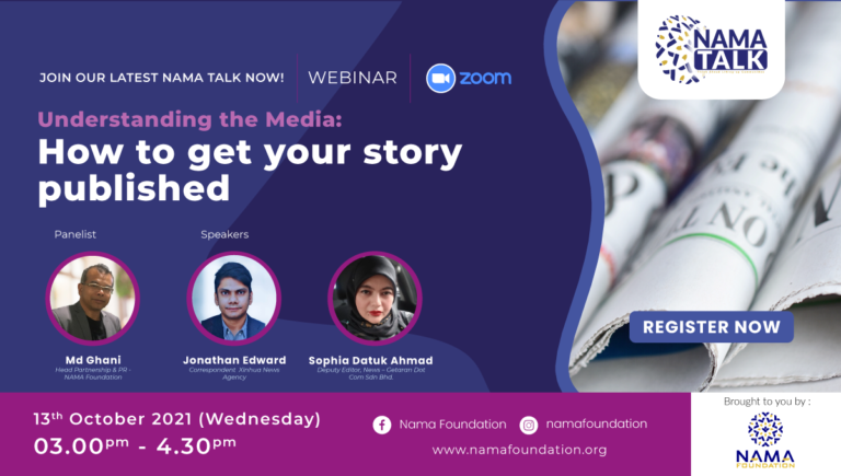 NAMA Talk – Understanding the Media: How to get your story published