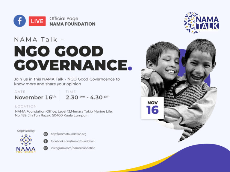 NAMA Talk – NGO Good Governance